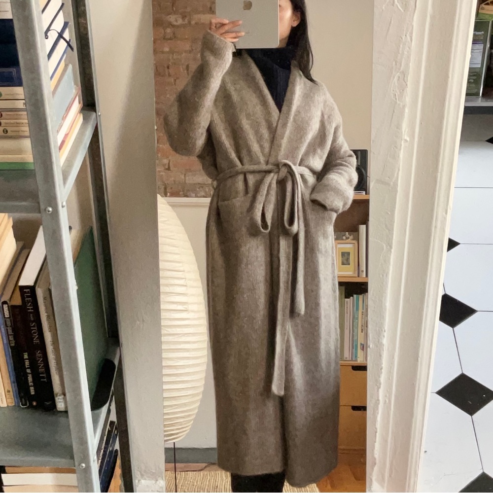 Lauren Manoogian Cashmere Chunky Robe Coat